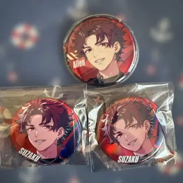 Allen Suzaku 캔뱃지 3개 세트 스자쿠노 아렌