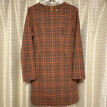 Plaid mini dress 체크 무늬 미니 원피스
