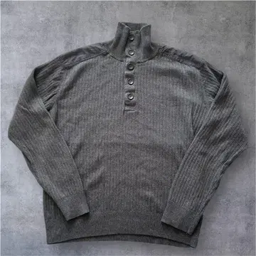 Calvin Klein Jeans 그레이 하이넥 스웨터 XL