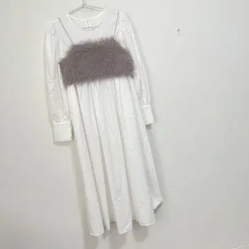 아카이브 프린지 뷔스티에 x 코튼 개더 원피스 SET