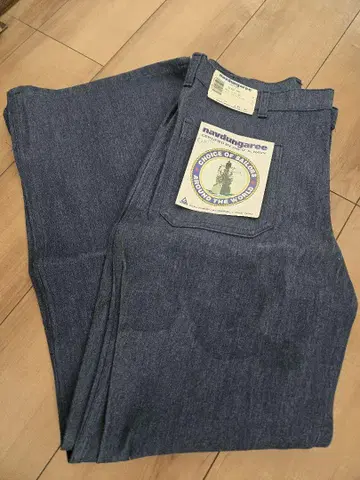 실물 미 해군 블루진(덩가리) W34 L32