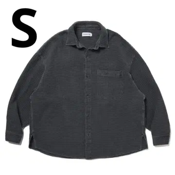 미사용 새상품! Pigment Dyed Waffle L/S Shirt