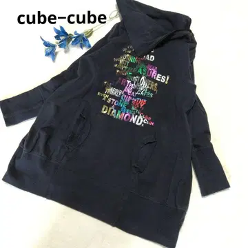새상품급 cube-cube 흑먹색 튜닉 트레이닝복 센소유니코