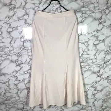 GU 지유 (L) 티셔츠 머메이드 롱 스커트 오프화이트