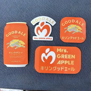 Mrs. GREEN APPLE 기린 굿에일 스티커 세트