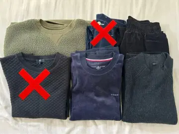 남성용 가을 겨울 의류 묶음 판매 L M 트레이닝복 니트