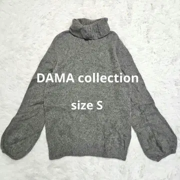 [ DAMA collection ] 캐시미어 터틀넥 니트 퍼프 슬리브