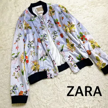 컨디션 최상 ZARA 자라 자켓 올 패턴 꽃무늬 XL