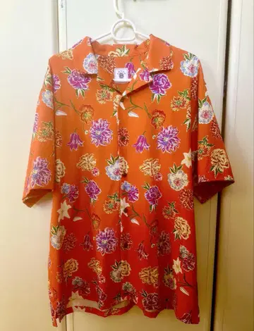 우타프리 진구지 렌 KMUP 오픈 카라 셔츠 알로하