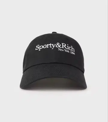sporty&rich 캡 블랙