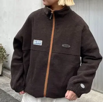 [ DISCUS 별주 ] 플리스 스탠드 넥 풀 지퍼 자켓