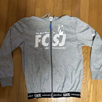FCSJ soccer junky 그레이 풀 집업 후드티