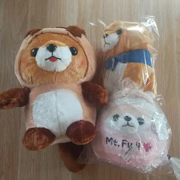 콩시바 삼형제 봉제 인형 묶음 판매 콩타로 사스케 콩시바