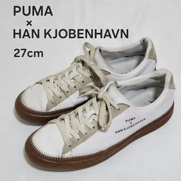 푸마 한코펜하겐 로우컷 스니커즈 27cm 검솔