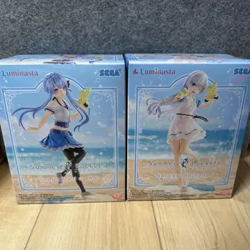 Summer Pockets 나루세 시로하 소라카도 아오 피규어 2종 세트