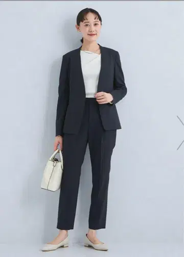 UNITED ARROWS green label 새상품급 셋업 네이비