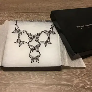 [레어] HYSTERIC GLAMOUR 나비 모티브 목걸이