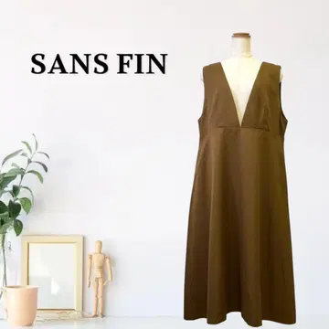zB249 [ XL ] 선 팬 딥 V넥 A라인 심플 모드