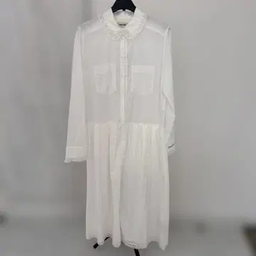 미사용 새상품 ZADIG & VOLTAIRE 화이트 셔츠 원피스