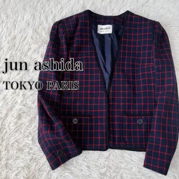 jun ashida 준아시 다 노카라 트위드 자켓 11호 L