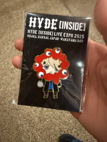 HYDE [INSIDE] LIVE EXPO 2025 핀 배지