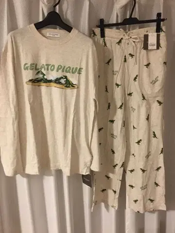 Gelato pique [ HOMME ] 슬라브 다이너소어 롱T