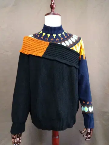 [ 새상품급 ] 사카이 sacai 디자인 니트 스웨터 사이즈 2