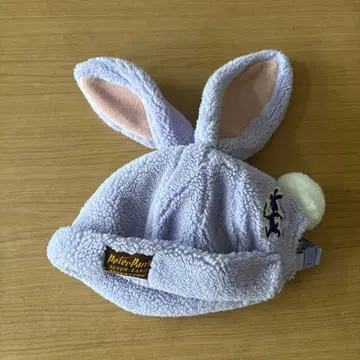 피터팬 토끼 귀 모자 라벤더