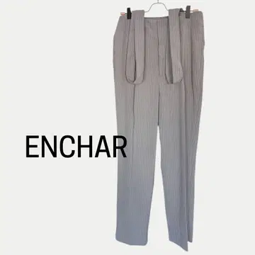 ENCHAR 살로펫 팬츠 그레이 스트라이프