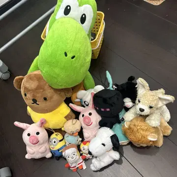 봉제 인형 묶음 판매 세트 요시 곰돌이 푸우 외