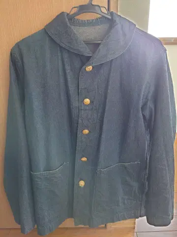 BUZZ RICKSONS NAVY DENIM WORK JACKET