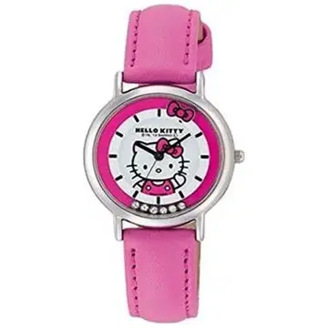 미사용 새상품 HELLO KITTY 핑크 손목시계 HK17-132