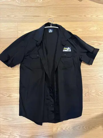 MICHELIN 블랙 워크 셔츠 XXL