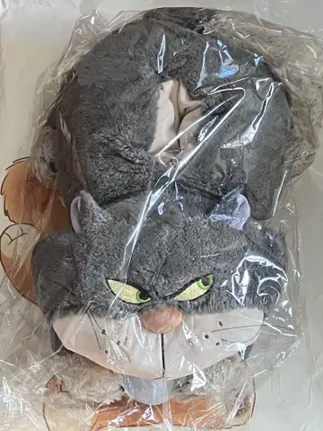 새상품 디즈니 신데렐라 루시퍼 봉제 인형 티슈 케이스 고양이