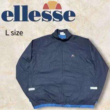 00s ellesse 엘레쎄 나일론 자켓 리플렉터 자수 로고 y2k