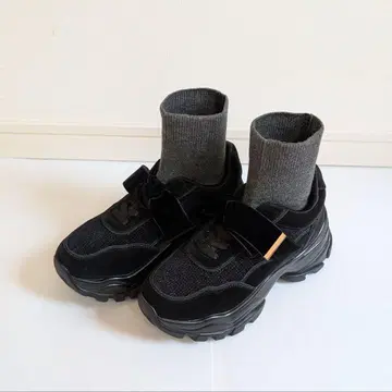 RANDA 블랙 삭스 스니커즈