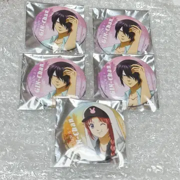 은혼 애니메이트 카페 바다의 집 타카스기 카무이 캔뱃지 세트