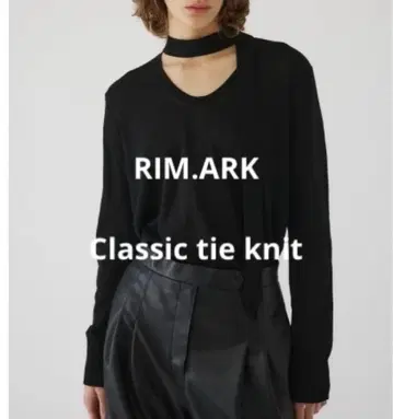 24SS RIM.ARK 클래식 타이 니트