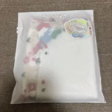 치카자와 레이스 타월 손수건 도시코이 일본 화이트 미개봉 새상품