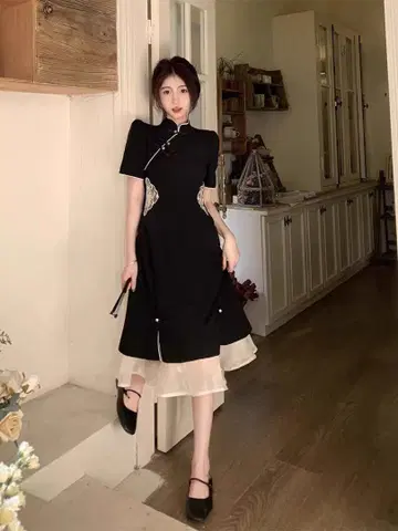 차이나 드레스풍 원피스