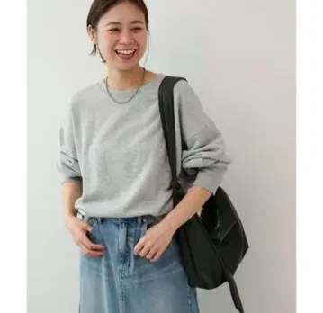 저널 스탠다드 리룸 라메 풀오버 프리 사이즈 그레이 새상품급