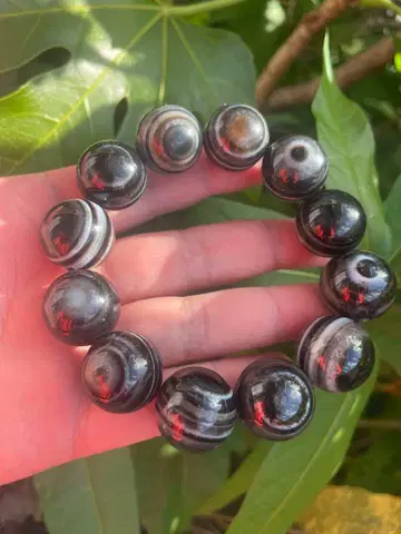 [ 고품질 ] 특대형 마노 팔찌 20mm 액막이