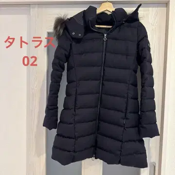 타트라스 TATRAS 02 네이비 롱 다운 다운코트 퍼 포함