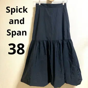 Spick and Span 벌룬 티어드 스커트 블랙 38