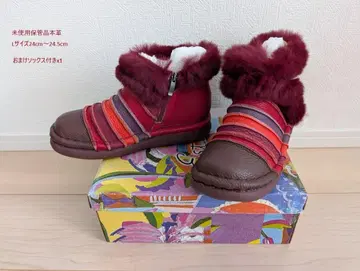 에스타시온 숏부츠 천연 가죽 L 사이즈 24cm~24.5cm
