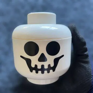 새상품급 LEGO 스토리지 박스 미니 스켈레톤 화이트