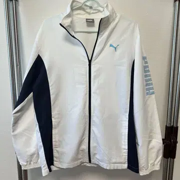 PUMA 저지 화이트 네이비