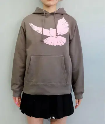 Labyrins Love Dove Hoodie Brown