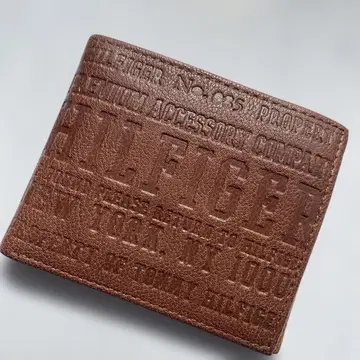 새상품급 Tommy Hilfiger 브라운 접이식 지갑