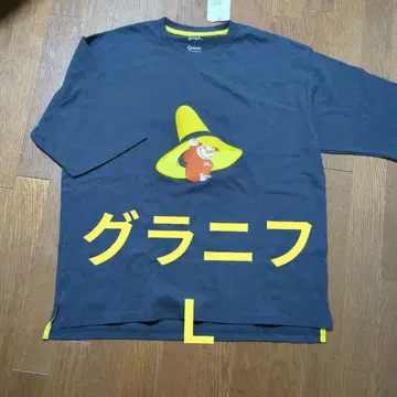Curious George T셔츠 L사이즈 네이비
